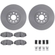 Purchase Top-Quality DYNAMIC FRICTION COMPANY - 4512-74155 - Front Disc Brake Kit pa1