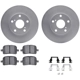 Purchase Top-Quality DYNAMIC FRICTION COMPANY - 4512-76099 - Front Disc Brake Kit pa1