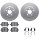 Purchase Top-Quality DYNAMIC FRICTION COMPANY - 4512-76108 - Front Disc Brake Kit pa1