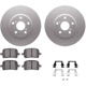 Purchase Top-Quality DYNAMIC FRICTION COMPANY - 4512-76108 - Front Disc Brake Kit pa5