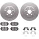 Purchase Top-Quality DYNAMIC FRICTION COMPANY - 4512-76111 - Front Disc Brake Kit pa4