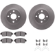 Purchase Top-Quality DYNAMIC FRICTION COMPANY - 4512-76113 - Front Disc Brake Kit pa5
