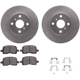 Purchase Top-Quality DYNAMIC FRICTION COMPANY - 4512-76114 - Front Disc Brake Kit pa2