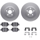 Purchase Top-Quality DYNAMIC FRICTION COMPANY - 4512-76116 - Front Disc Brake Kit pa1
