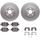Purchase Top-Quality DYNAMIC FRICTION COMPANY - 4512-76116 - Front Disc Brake Kit pa2