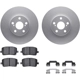 Purchase Top-Quality DYNAMIC FRICTION COMPANY - 4512-76117 - Front Disc Brake Kit pa1