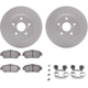 Purchase Top-Quality DYNAMIC FRICTION COMPANY - 4512-76126 - Front Disc Brake Kit pa5
