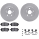 Purchase Top-Quality DYNAMIC FRICTION COMPANY - 4512-76127 - Front Disc Brake Kit pa1