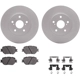 Purchase Top-Quality Front Disc Brake Kit by DYNAMIC FRICTION COMPANY - 4512-76130 pa1