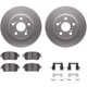 Purchase Top-Quality DYNAMIC FRICTION COMPANY - 4512-76133 - Front Disc Brake Kit pa5
