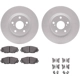 Purchase Top-Quality DYNAMIC FRICTION COMPANY - 4512-76138 - Front Disc Brake Kit pa3