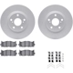 Purchase Top-Quality DYNAMIC FRICTION COMPANY - 4512-76139 - Front Disc Brake Kit pa1