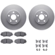Purchase Top-Quality DYNAMIC FRICTION COMPANY - 4512-76141 - Front Disc Brake Kit pa1