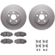 Purchase Top-Quality DYNAMIC FRICTION COMPANY - 4512-76141 - Front Disc Brake Kit pa3