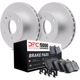 Purchase Top-Quality DYNAMIC FRICTION COMPANY - 4512-76145 - Front Disc Brake Kit pa1