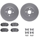 Purchase Top-Quality DYNAMIC FRICTION COMPANY - 4512-76151 - Front Disc Brake Kit pa1