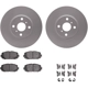 Purchase Top-Quality DYNAMIC FRICTION COMPANY - 4512-76151 - Front Disc Brake Kit pa4