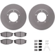 Purchase Top-Quality DYNAMIC FRICTION COMPANY - 4512-76156 - Front Disc Brake Kit pa3