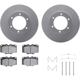 Purchase Top-Quality DYNAMIC FRICTION COMPANY - 4512-76157 - Front Disc Brake Kit pa1