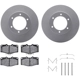 Purchase Top-Quality DYNAMIC FRICTION COMPANY - 4512-76158 - Front Disc Brake Kit pa1