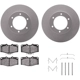 Purchase Top-Quality DYNAMIC FRICTION COMPANY - 4512-76158 - Front Disc Brake Kit pa3
