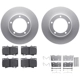 Purchase Top-Quality DYNAMIC FRICTION COMPANY - 4512-76159 - Front Disc Brake Kit pa1