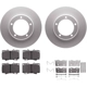 Purchase Top-Quality DYNAMIC FRICTION COMPANY - 4512-76159 - Front Disc Brake Kit pa5