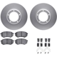 Purchase Top-Quality DYNAMIC FRICTION COMPANY - 4512-76163 - Front Disc Brake Kit pa1