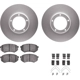 Purchase Top-Quality DYNAMIC FRICTION COMPANY - 4512-76163 - Front Disc Brake Kit pa5