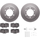 Purchase Top-Quality DYNAMIC FRICTION COMPANY - 4512-76165 - Front Disc Brake Kit pa2