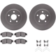 Purchase Top-Quality DYNAMIC FRICTION COMPANY - 4512-76166 - Front Disc Brake Kit pa5