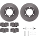 Purchase Top-Quality DYNAMIC FRICTION COMPANY - 4512-76167 - Front Disc Brake Kit pa4