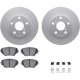 Purchase Top-Quality DYNAMIC FRICTION COMPANY - 4512-76170 - Front Disc Brake Kit pa1