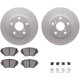 Purchase Top-Quality DYNAMIC FRICTION COMPANY - 4512-76170 - Front Disc Brake Kit pa2