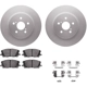 Purchase Top-Quality DYNAMIC FRICTION COMPANY - 4512-76174 - Front Disc Brake Kit pa5