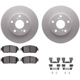 Purchase Top-Quality DYNAMIC FRICTION COMPANY - 4512-76178 - Front Disc Brake Kit pa5