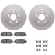 Purchase Top-Quality DYNAMIC FRICTION COMPANY - 4512-76180 - Front Disc Brake Kit pa5