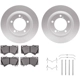 Purchase Top-Quality DYNAMIC FRICTION COMPANY - 4512-76181 - Front Disc Brake Kit pa3
