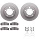 Purchase Top-Quality DYNAMIC FRICTION COMPANY - 4512-76184 - Front Disc Brake Kit pa4