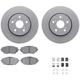 Purchase Top-Quality DYNAMIC FRICTION COMPANY - 4512-76193 - Front Disc Brake Kit pa1