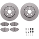 Purchase Top-Quality DYNAMIC FRICTION COMPANY - 4512-76193 - Front Disc Brake Kit pa3