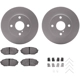 Purchase Top-Quality Front Disc Brake Kit by DYNAMIC FRICTION COMPANY - 4512-80051 pa4