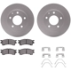 Purchase Top-Quality DYNAMIC FRICTION COMPANY - 4512-80054 - Front Disc Brake Kit pa4