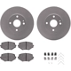 Purchase Top-Quality DYNAMIC FRICTION COMPANY - 4512-80057 - Front Disc Brake Kit pa4