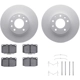Purchase Top-Quality DYNAMIC FRICTION COMPANY - 4512-80058 - Front Disc Brake Kit pa1
