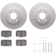 Purchase Top-Quality DYNAMIC FRICTION COMPANY - 4512-80058 - Front Disc Brake Kit pa2