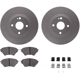 Purchase Top-Quality DYNAMIC FRICTION COMPANY - 4512-80059 - Front Disc Brake Kit pa4