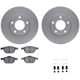 Purchase Top-Quality DYNAMIC FRICTION COMPANY - 4512-80067 - Front Disc Brake Kit pa1
