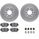 Purchase Top-Quality DYNAMIC FRICTION COMPANY - 4512-80074 - Front Disc Brake Kit pa1