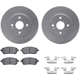 Purchase Top-Quality DYNAMIC FRICTION COMPANY - 4512-80078 - Front Disc Brake Kit pa1